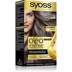 Syoss Oleo Intense permanentní barva na vlasy s olejem odstín 7-56 Ashy Medium Blond 1 ks