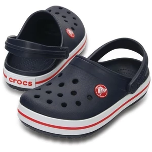 Crocs Kids' Crocband Clog Navy/Red 29-30