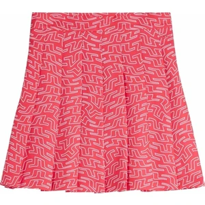 J.Lindeberg Adina Print Golf Skirt Azalea Outline Bridge Swirl M