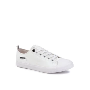 Men's Low Leather Sneakers Big Star KK174008 White