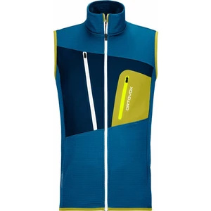 Ortovox Fleece Grid Vest M Heritage Blue M Chaleco para exteriores