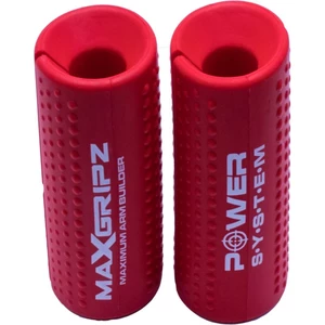 Power System Mx Gripz posilovací gripy na činku barva Red XL 2 ks