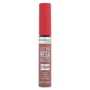 Rimmel Lasting Mega Matte lehká tekutá matná rtěnka 16h odstín Strapless 7,4 ml