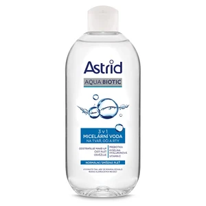 Astrid Aqua Biotic micelárna voda 3v1 pre normálnu až zmiešanú pleť 400 ml
