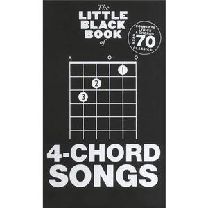Music Sales The Little Black Songbook: 4-Chord Songs Partituri