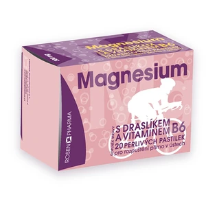 ROSENPHARMA Rosen Magnesium 300 mg perlivé pastilky 20 ks