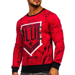 Bluză pentru bărbat fără glugă roșie Bolf DD260