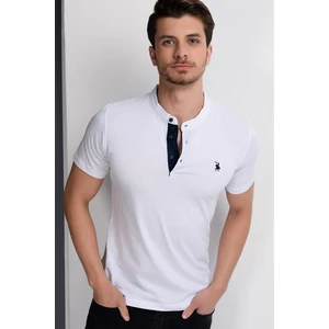 T8560 DEWBERRY T-SHIRT-BIAŁY