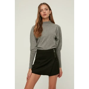 Trendyol Black Zipper Detailed Skirt