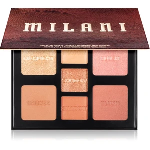 Milani All-Inclusive Eye, Cheek & Face Palette paletka pre celú tvár Medium To Deep