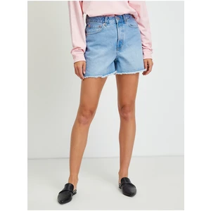 Light Blue Women's Denim Shorts Tom Tailor Denim - Women