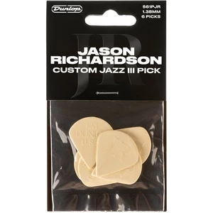 Dunlop Jason Richardson Custom Jazz III 6 pack Médiators