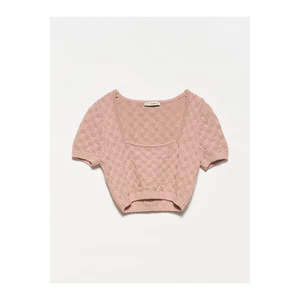 Dilvin Sweater - Pink - Slim fit