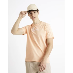 Celio Cotton T-Shirt Cecarto Sunshine - Men