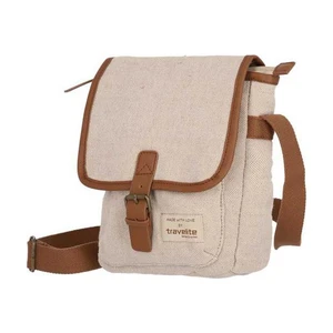 Travelite Crossbody taška Hempline A5 Beige