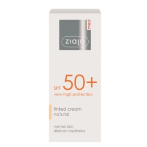 ZIAJA Med protective tónovací krém na obličej SPF 50+ přirozený odstín 50 ml