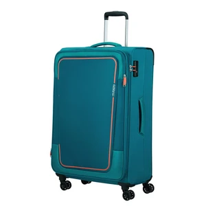 American Tourister Látkový cestovní kufr Pulsonic EXP XL 113/122 l - zelená