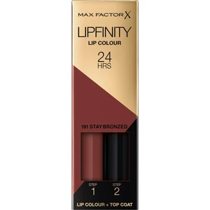 Max Factor Lipfinity Lip Colour dlouhotrvající rtěnka s balzámem odstín 191 Stay Bronzed