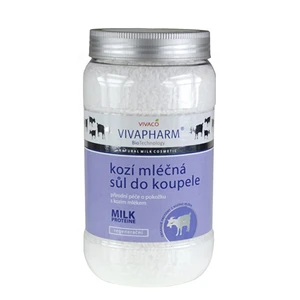 Vivapharm Soľ do kúpeľa s kozím mliekom 1200 g