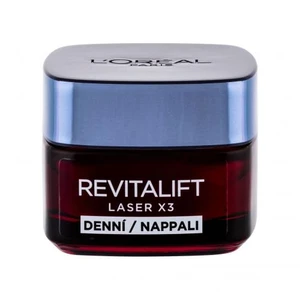 L´Oréal Paris Revitalift Laser X3 50 ml denní pleťový krém pro ženy na všechny typy pleti; proti vráskám; zpevnění a lifting pleti