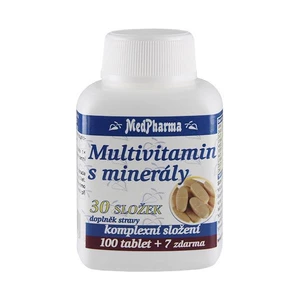 MedPharma Multivitamín s minerálmi 30 zložiek 100+7tbl zadarmo