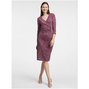 Orsay Purple Women Patterned Sheath Dress - Women