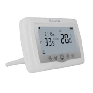 Termostat Tellur WiFi Smart (TLL331151) inteligentný termostat • Wi-Fi • 3,7" podsvietený LCD displej • mobilná aplikácia • Android a iOS • prenosná k