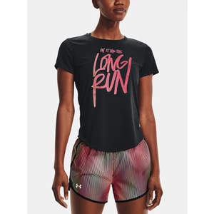Under Armour UA Long Run Graphic SS Černá XL