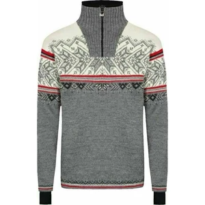Dale of Norway Vail Weatherproof Mens Sweater Smoke/Raspberry/Off White L