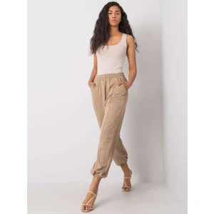 Ladies' dark beige sweatpants