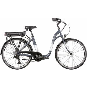 DEMA E-Silence Grey/White Bicicletta elettrica da Trekking / City