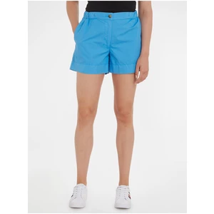 1985 Tommy Hilfiger Blue Shorts Co Pull On Short - Women
