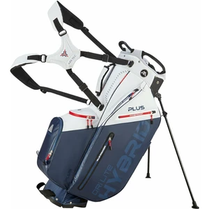 Big Max Dri Lite Hybrid Plus White/Navy/Red Borsa da golf Stand Bag