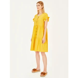 L`AF Woman's Dress Lemon