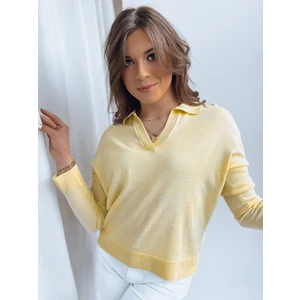 Women's sweater ORBILLA lemon Dstreet