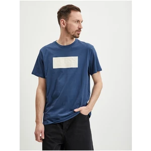 Dark blue men's T-shirt Guess Est.1981 - Men