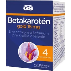 GS Betakaroten gold 15 mg, 80+40 kapslí