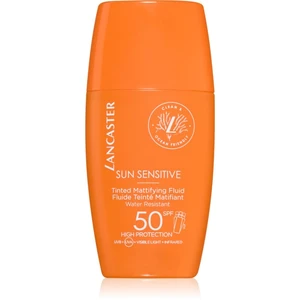 Lancaster Sun Sensitive Tinted Mattifying Fluid zmatňujúca emulzia vodeodolná SPF 50 30 ml