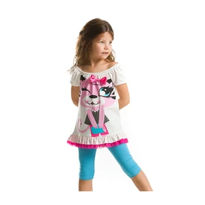 Mushi Pink Kitten Tunic Set