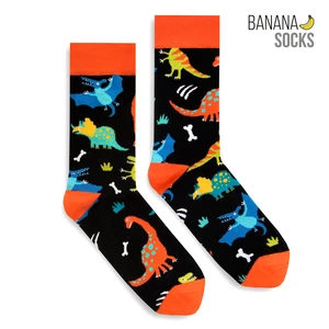 Banán zokni Unisex zokni Classic Dino