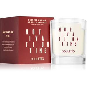 Souletto Motivation Time Pink Pepper & Lime vonná sviečka kompatibilný s karuselom 65 g