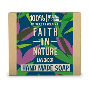 Faith in Nature Rastlinné tuhé mydlo BIO Levandule (Hand Made Soap) 100 g