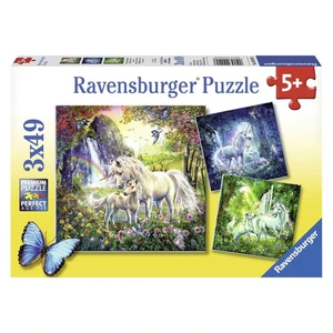 Ravensburger Krásni Jednorožci 3 x 49 dielikov