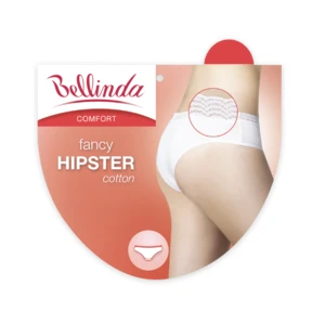 Bellinda Women's Panties FANCY COTTON HIPSTER - Women's cut-out panties with lace - white