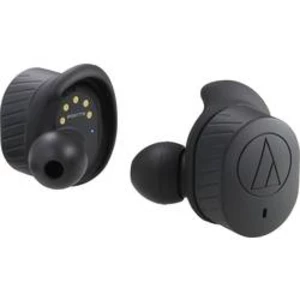 Bluetooth® sportovní špuntová sluchátka Audio Technica ATH-SPORT7TW ATH-SPORT7TWBK, černá