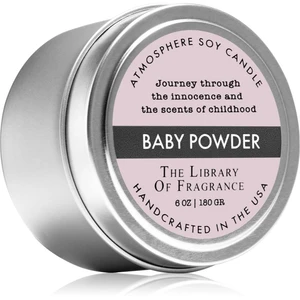 The Library of Fragrance Baby Powder vonná sviečka 180 g