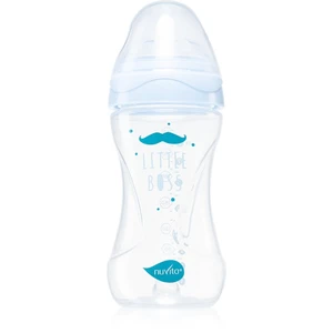 Nuvita Cool Bottle 3m+ dojčenská fľaša Transparent blue 250 ml