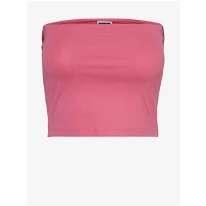 Dark Pink Crop Top Noisy May Brandon - Women