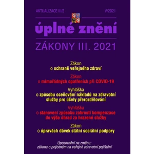 Aktualizace III/2 2021- Zákon o mimořádných opatřeních při epidemii COVID-19