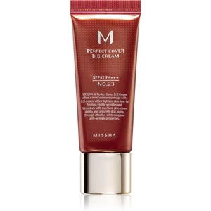 Missha M Perfect Cover BB krém s veľmi vysokou UV ochranou malé balenie odtieň No. 23 Natural Beige SPF 42/PA+++ 20 ml